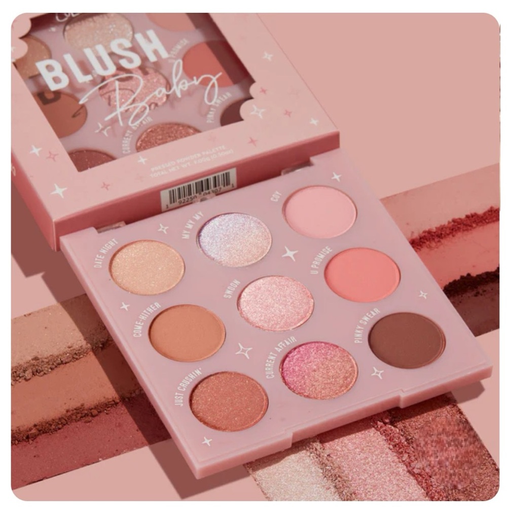 ColourPop Blush Baby Pressed Powder Blush And Eye Palette – Pink Neutrals NIB